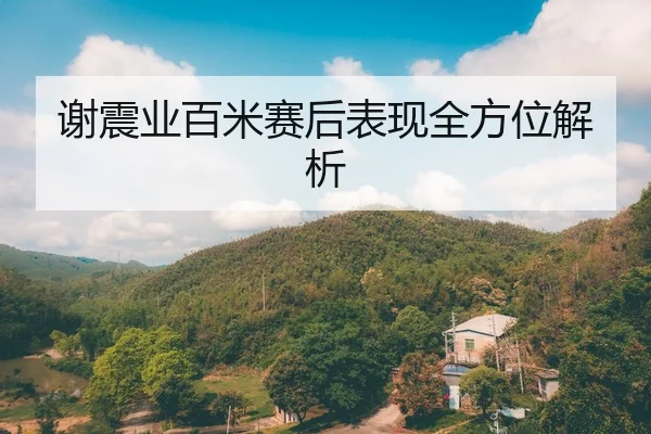 谢震业百米赛后表现全方位解析